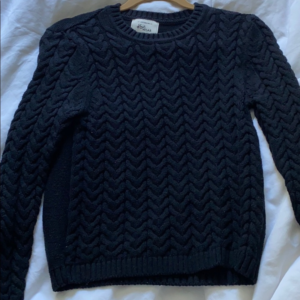 Black sweater